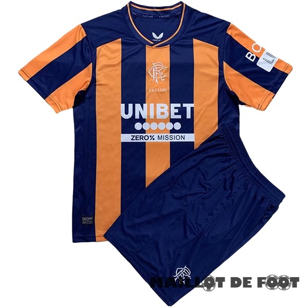 Foot Maillot Pas Cher Third Conjunto De Homme Rangers 2023 2024 Orange