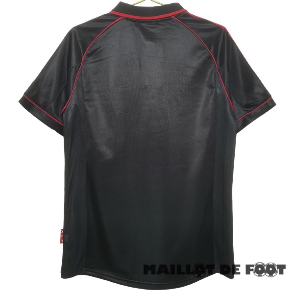 Foot Maillot Pas Cher Third Maillot AC Milan Retro 1998 1999 Noir