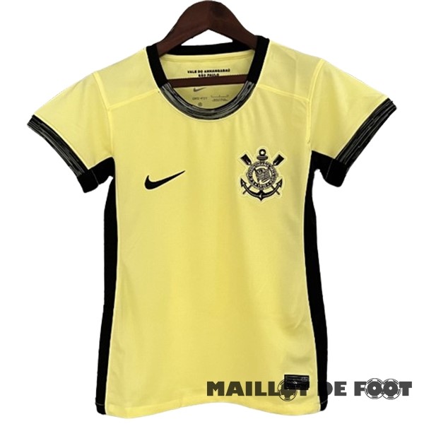 Foot Maillot Pas Cher Third Maillot Femme Corinthians Paulista 2023 2024 Jaune