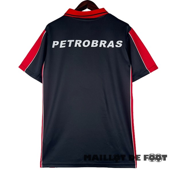 Foot Maillot Pas Cher Third Maillot Flamengo Retro 1999 Noir Rouge