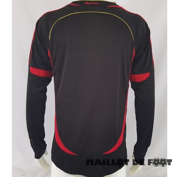 Foot Maillot Pas Cher Third Maillot Manches Longues AC Milan Retro 2006 2007 Noir