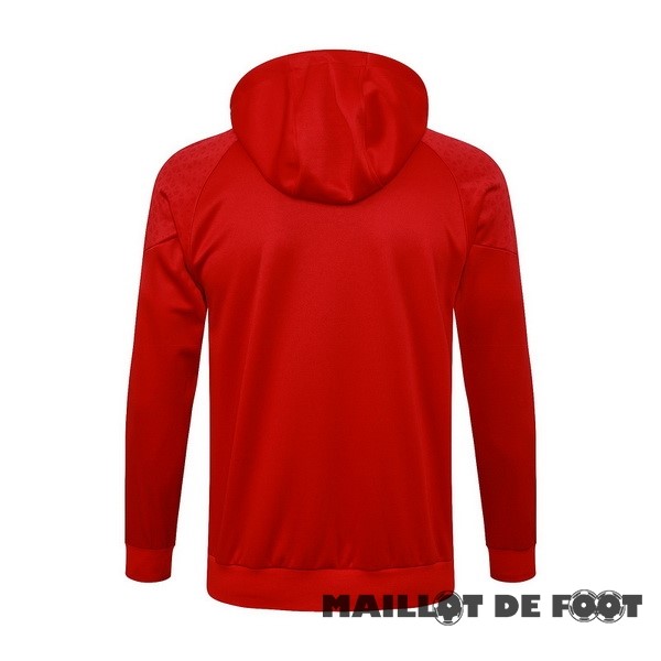 Foot Maillot Pas Cher Veste Con Capucha AC Milan 2023 2024 Rouge
