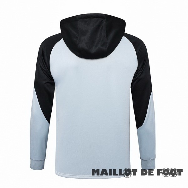 Foot Maillot Pas Cher Veste Con Capucha Barcelona 2023 2024 Noir Bleu