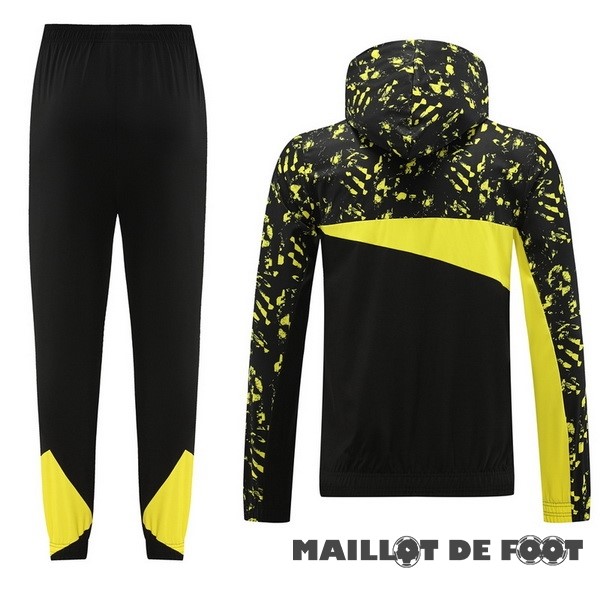 Foot Maillot Pas Cher Veste Con Capucha Borussia Dortmund 2023 2024 Noir Jaune