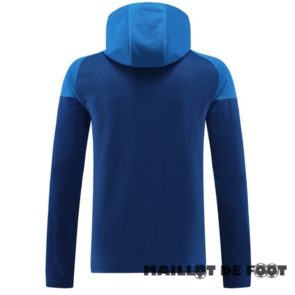 Foot Maillot Pas Cher Veste Con Capucha Marsella 2023 2024 Bleu Marine