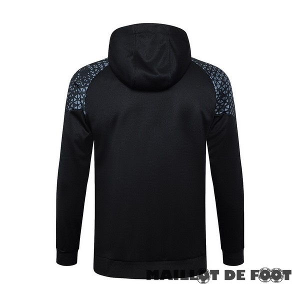 Foot Maillot Pas Cher Veste Con Capucha Marsella 2023 2024 Noir Gris