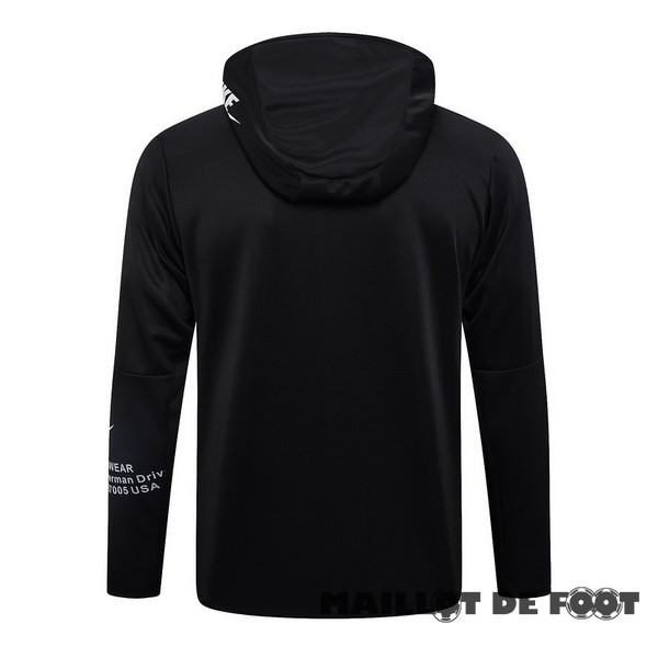 Foot Maillot Pas Cher Veste Con Capucha Nike 2023 Noir Blanc