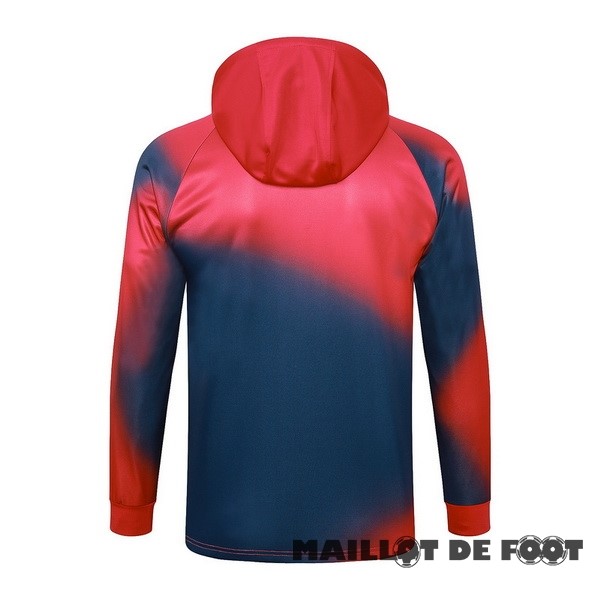 Foot Maillot Pas Cher Veste Con Capucha Paris Saint Germain 2023 2024 Rouge Bleu