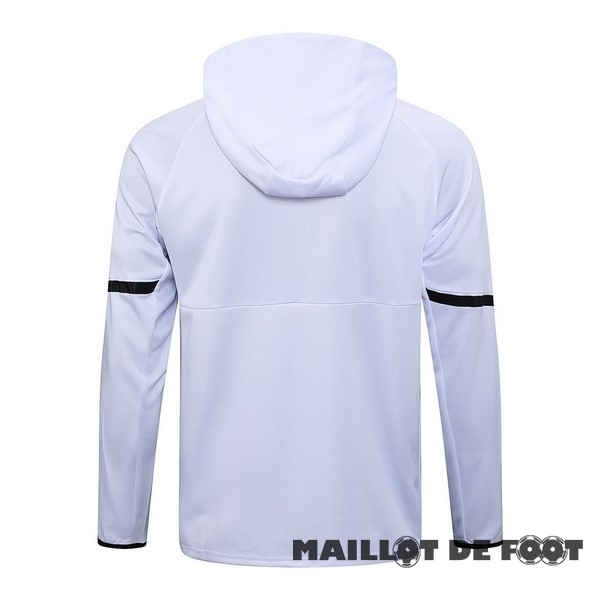 Foot Maillot Pas Cher Veste Con Capucha adidas 2023 Blanc Noir