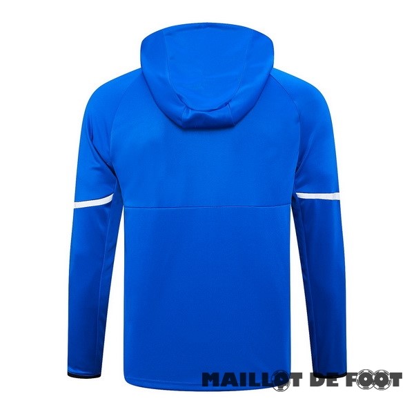 Foot Maillot Pas Cher Veste Con Capucha adidas 2023 Bleu Blanc