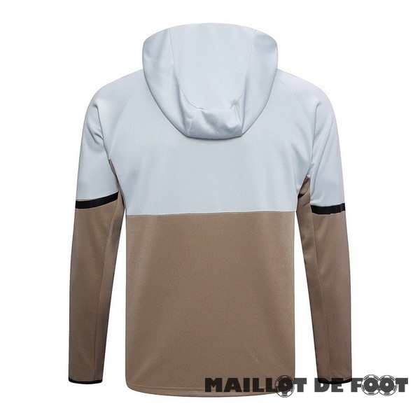 Foot Maillot Pas Cher Veste Con Capucha adidas 2023 Gris Jaune