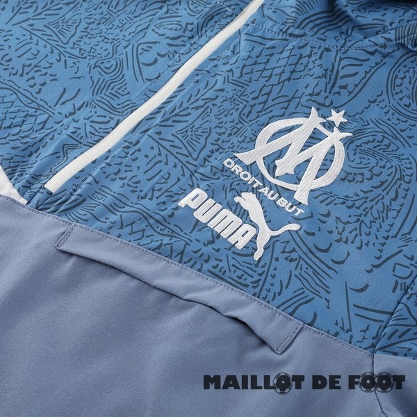 Foot Maillot Pas Cher Conjunto Completo Coupe Vent Marsella 2023 2024 Bleu