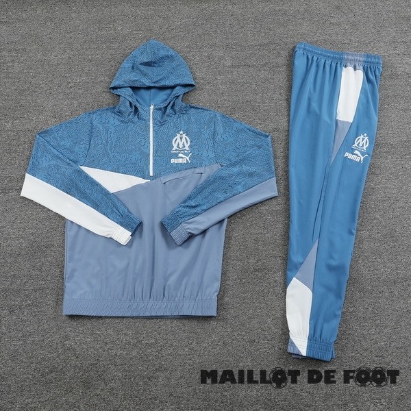 Foot Maillot Pas Cher Conjunto Completo Coupe Vent Marsella 2023 2024 Bleu