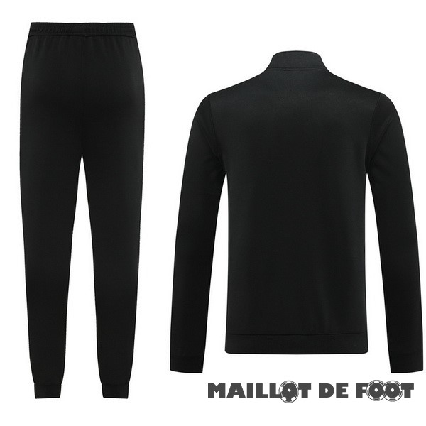 Foot Maillot Pas Cher Conjunto Completo Ropa Deportiva Con Cremallera Larga Allemagne 2024 Noir Blanc