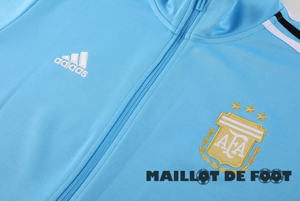 Foot Maillot Pas Cher Conjunto Completo Ropa Deportiva Con Cremallera Larga Argentine 2024 Bleu