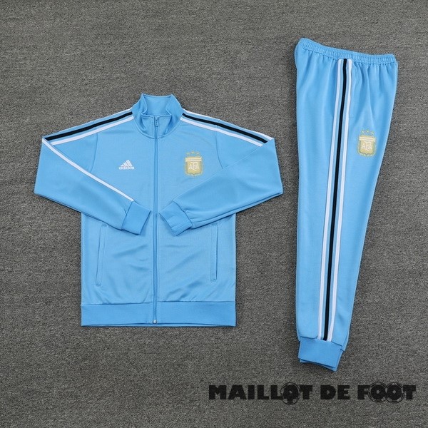 Foot Maillot Pas Cher Conjunto Completo Ropa Deportiva Con Cremallera Larga Argentine 2024 Bleu