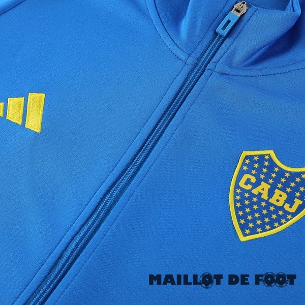 Foot Maillot Pas Cher Conjunto Completo Ropa Deportiva Con Cremallera Larga Boca Juniors 2024 2025 Bleu