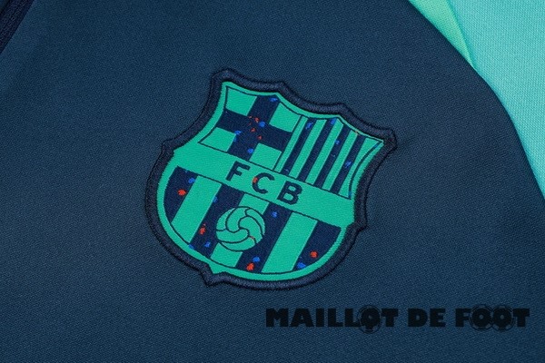 Foot Maillot Pas Cher Conjunto Completo Sudadera Entrainement Barcelona 2023 2024 Bleu Marine I Vert