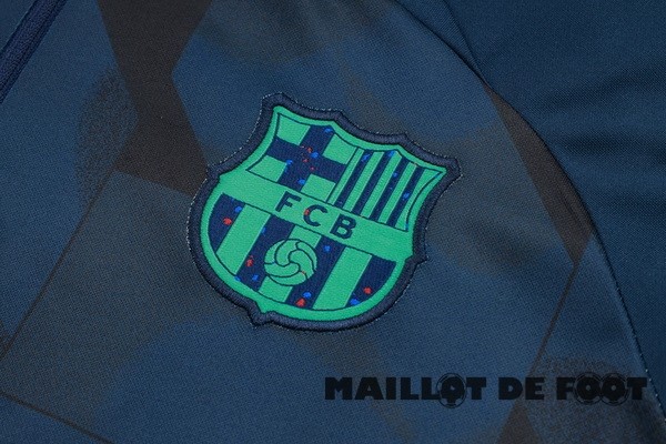 Foot Maillot Pas Cher Conjunto Completo Sudadera Entrainement Barcelona 2023 2024 Bleu Marine Vert