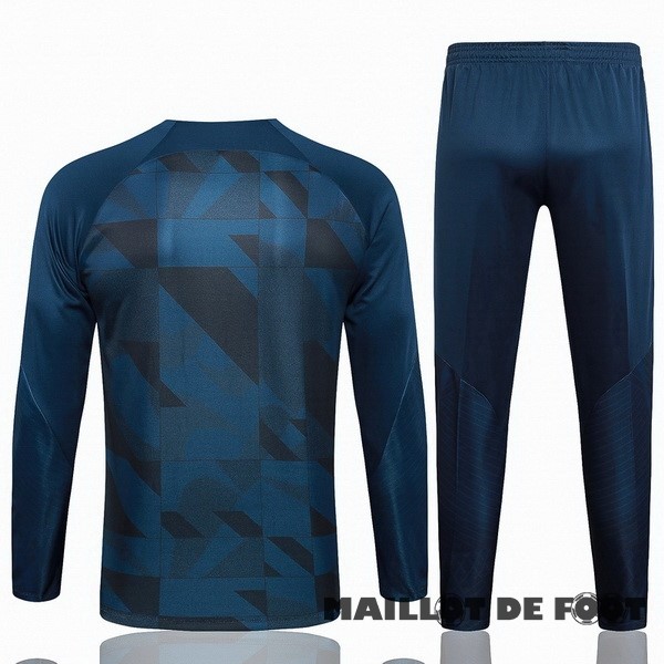Foot Maillot Pas Cher Conjunto Completo Sudadera Entrainement Barcelona 2023 2024 Bleu Marine Vert