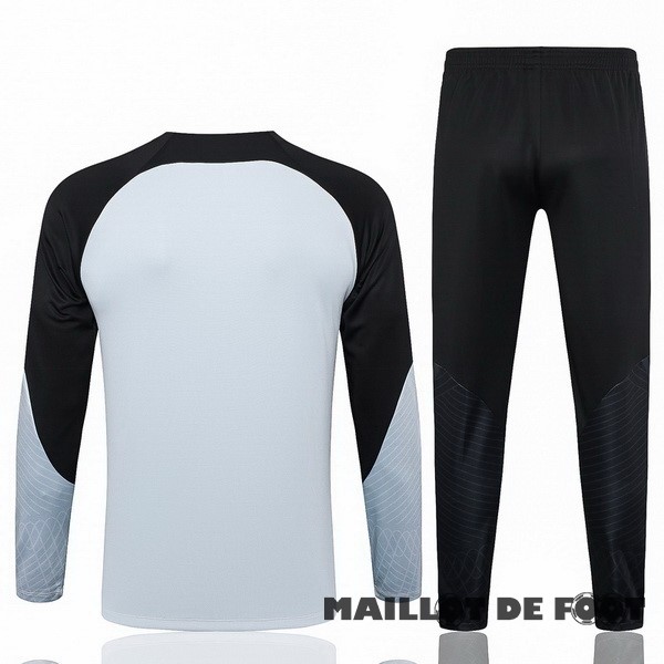 Foot Maillot Pas Cher Conjunto Completo Sudadera Entrainement Barcelona 2023 2024 Gris Noir