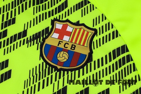 Foot Maillot Pas Cher Conjunto Completo Sudadera Entrainement Barcelona 2023 2024 Vert Fluorescent
