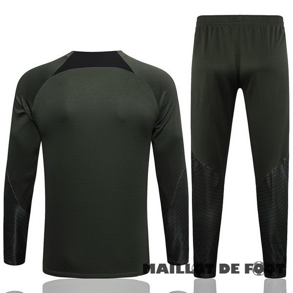 Foot Maillot Pas Cher Conjunto Completo Sudadera Entrainement Barcelona 2023 2024 Vert Marine