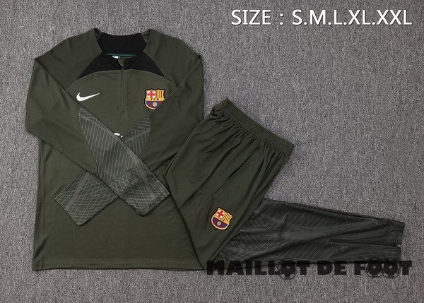 Foot Maillot Pas Cher Conjunto Completo Sudadera Entrainement Barcelona 2023 2024 Vert Marine