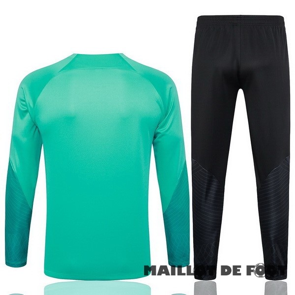 Foot Maillot Pas Cher Conjunto Completo Sudadera Entrainement Barcelona 2023 2024 Vert Noir