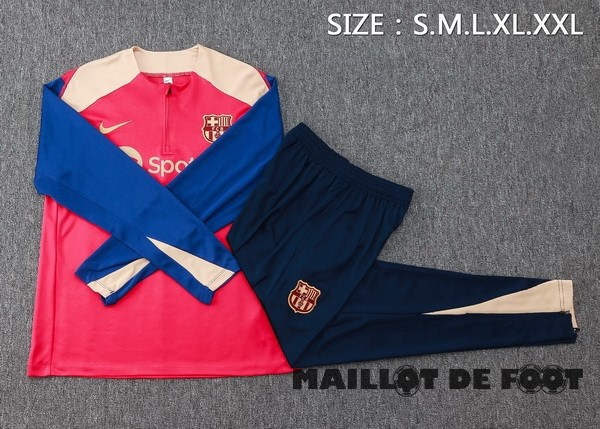 Foot Maillot Pas Cher Conjunto Completo Sudadera Entrainement Barcelona 2024 2025 Rose Bleu