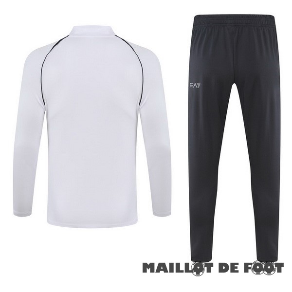 Foot Maillot Pas Cher Conjunto Completo Sudadera Entrainement Enfant Napoli 2023 2024 Blanc Gris