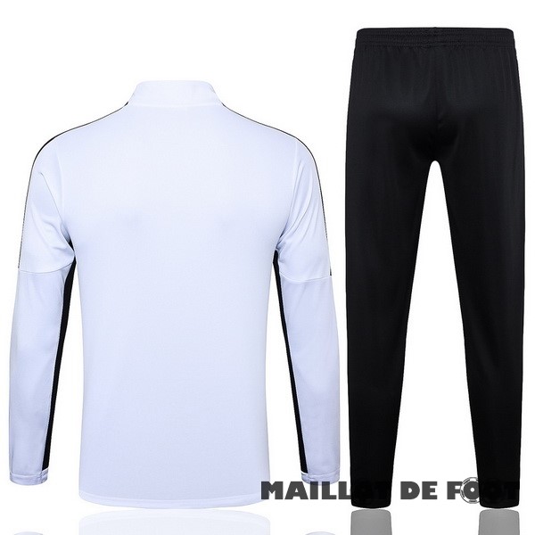 Foot Maillot Pas Cher Conjunto Completo Sudadera Entrainement Paris Saint Germain 2023 2024 Blanc Noir