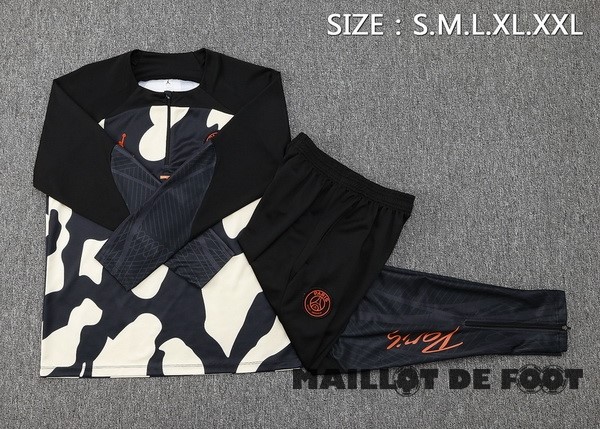 Foot Maillot Pas Cher Conjunto Completo Sudadera Entrainement Paris Saint Germain 2023 2024 Jaune Noir Orange