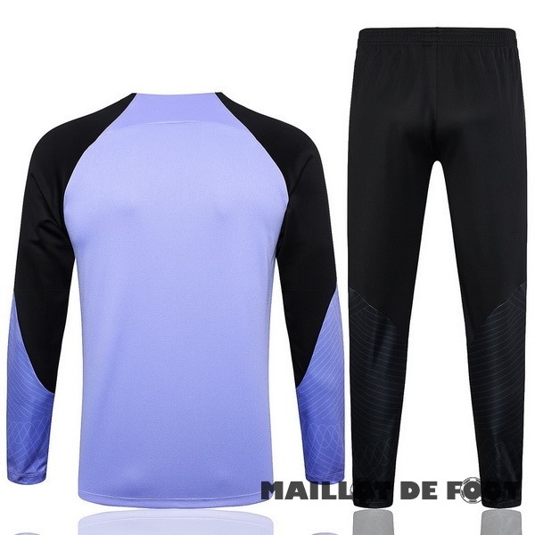 Foot Maillot Pas Cher Conjunto Completo Sudadera Entrainement Paris Saint Germain 2023 2024 Purpura Noir