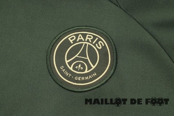 Foot Maillot Pas Cher Conjunto Completo Sudadera Entrainement Paris Saint Germain 2023 2024 Vert