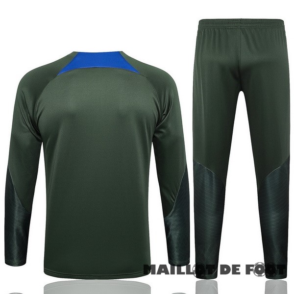 Foot Maillot Pas Cher Conjunto Completo Sudadera Entrainement Paris Saint Germain 2023 2024 Vert