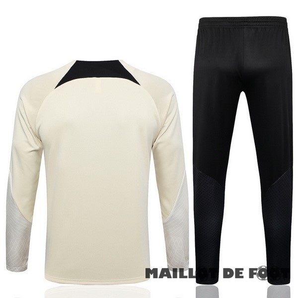 Foot Maillot Pas Cher Conjunto Completo Sudadera Joueurs Entrainement Paris Saint Germain 2023 2024 Jaune Noir