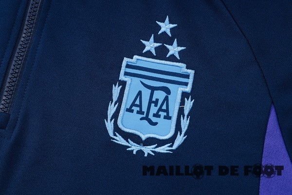Foot Maillot Pas Cher Conjunto Completo Veste Con Capucha Argentine 2023 Bleu Marine