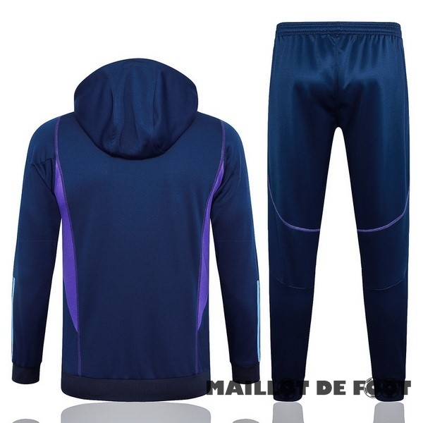 Foot Maillot Pas Cher Conjunto Completo Veste Con Capucha Argentine 2023 Bleu Marine