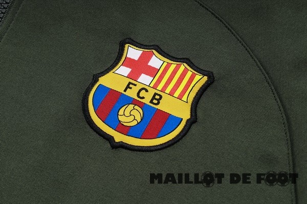 Foot Maillot Pas Cher Conjunto Completo Veste Con Capucha Barcelona 2023 2024 Vert Marine