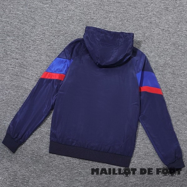 Foot Maillot Pas Cher Coupe Vent Barcelona 2023 2024 Bleu Marine