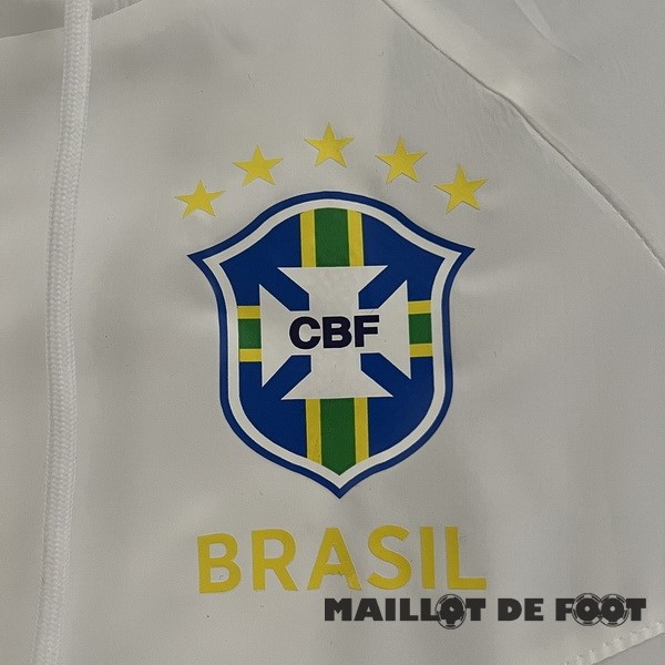 Foot Maillot Pas Cher Coupe Vent Brésil 2024 Blanc