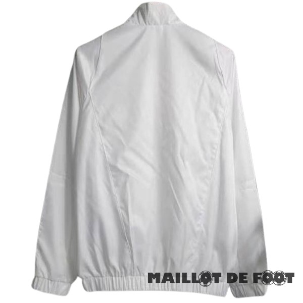 Foot Maillot Pas Cher Coupe Vent Espagne 2024 Blanc Jaune