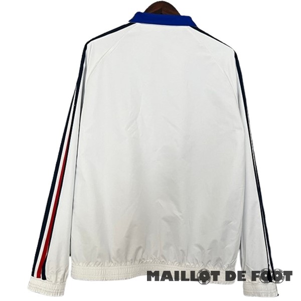 Foot Maillot Pas Cher Coupe Vent France 2024 Bleu Blanc
