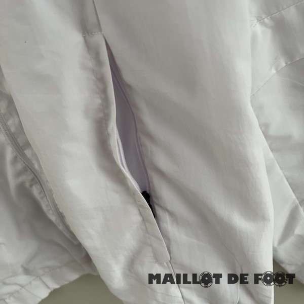 Foot Maillot Pas Cher Coupe Vent Italie 2023 Blanc Jaune