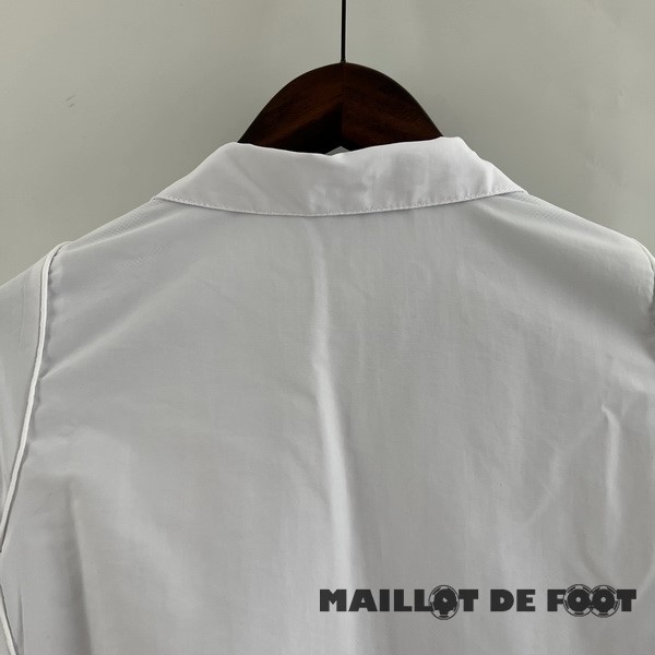 Foot Maillot Pas Cher Coupe Vent Italie 2023 Blanc Jaune