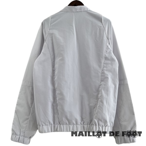 Foot Maillot Pas Cher Coupe Vent Italie 2023 Blanc Jaune