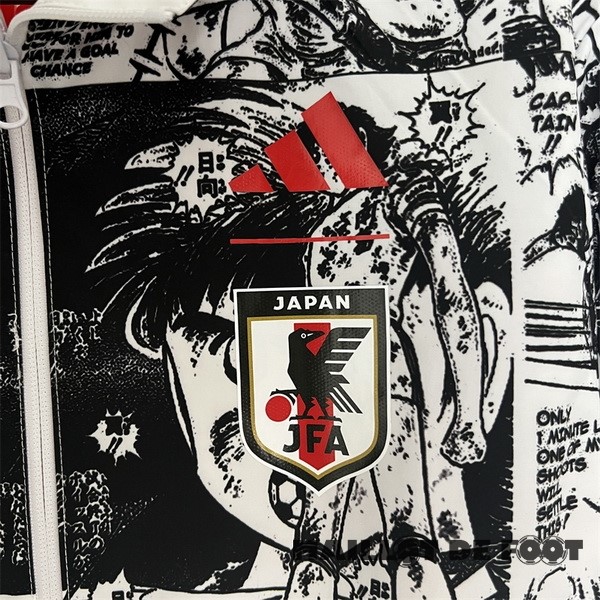 Foot Maillot Pas Cher Coupe Vent Japon 2024 Rouge Noir