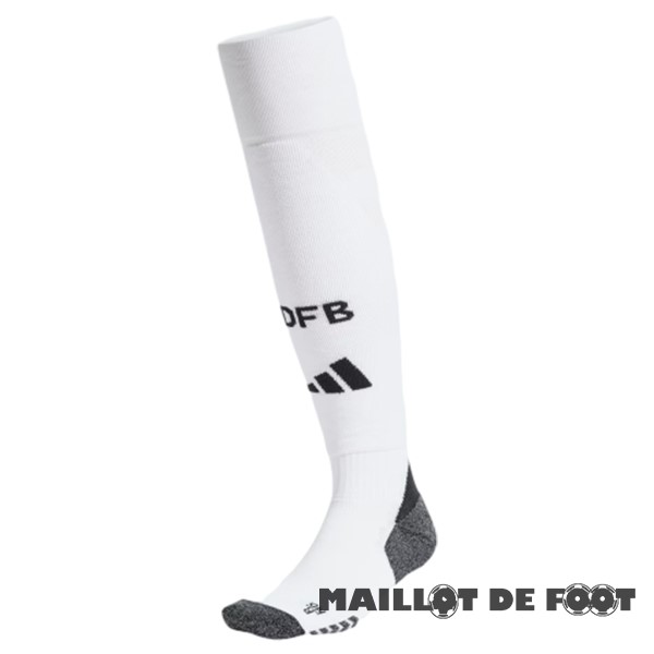 Foot Maillot Pas Cher Domicile Chaussette Enfant Allemagne 2024 Blanc