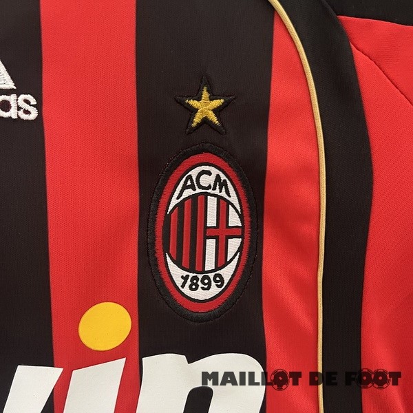 Foot Maillot Pas Cher Domicile Conjunto De Enfant AC Milan Retro 2006 2007 Rouge